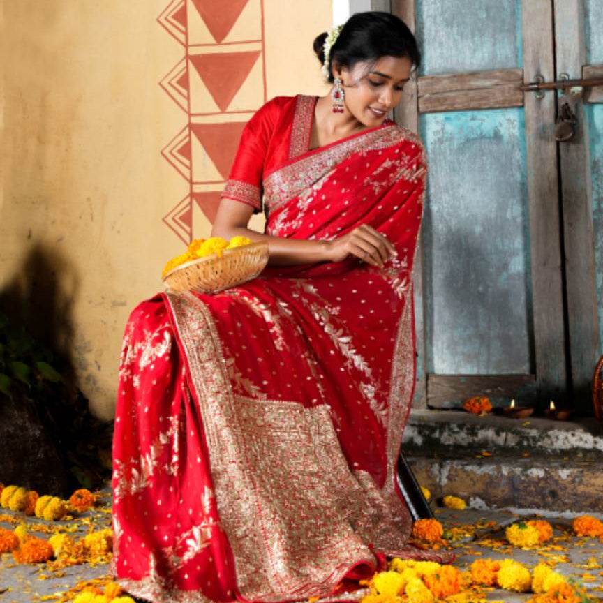 saree for karwa chauth