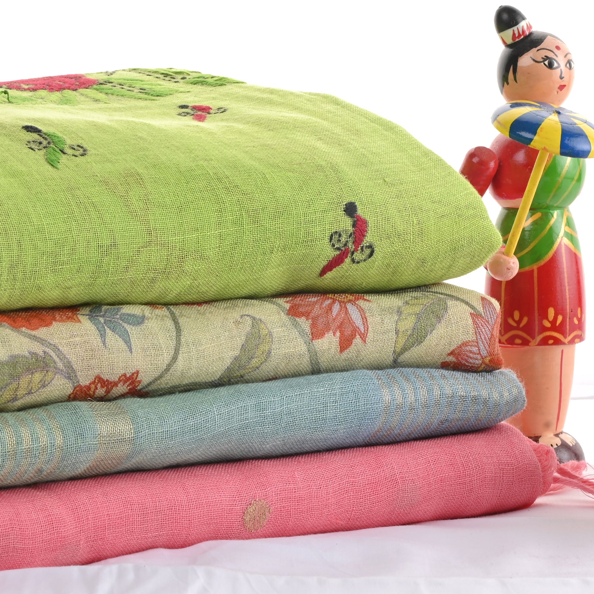 The Power of Understated Beauties - Pure Linen Sarees at Singhania’s