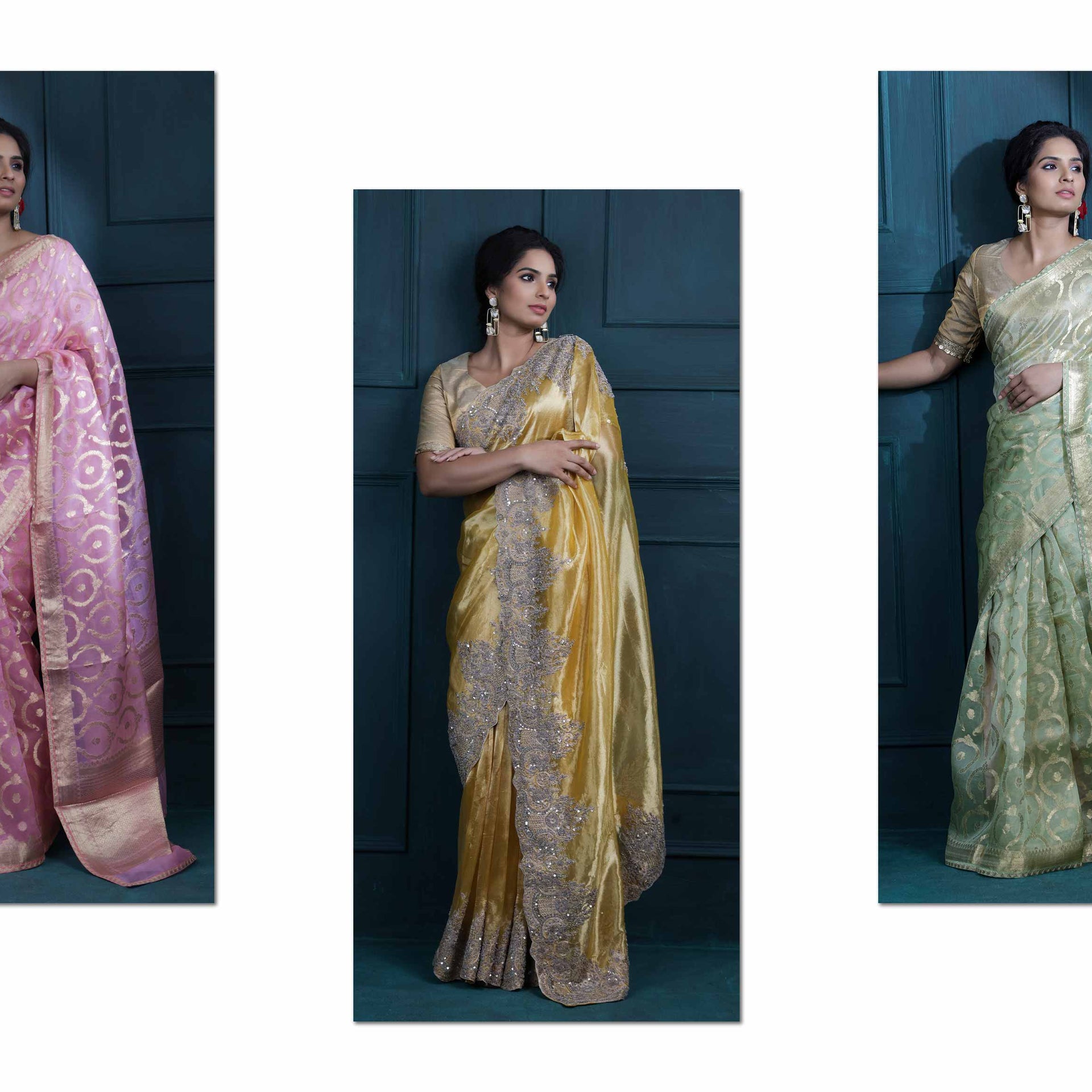 party saree wear