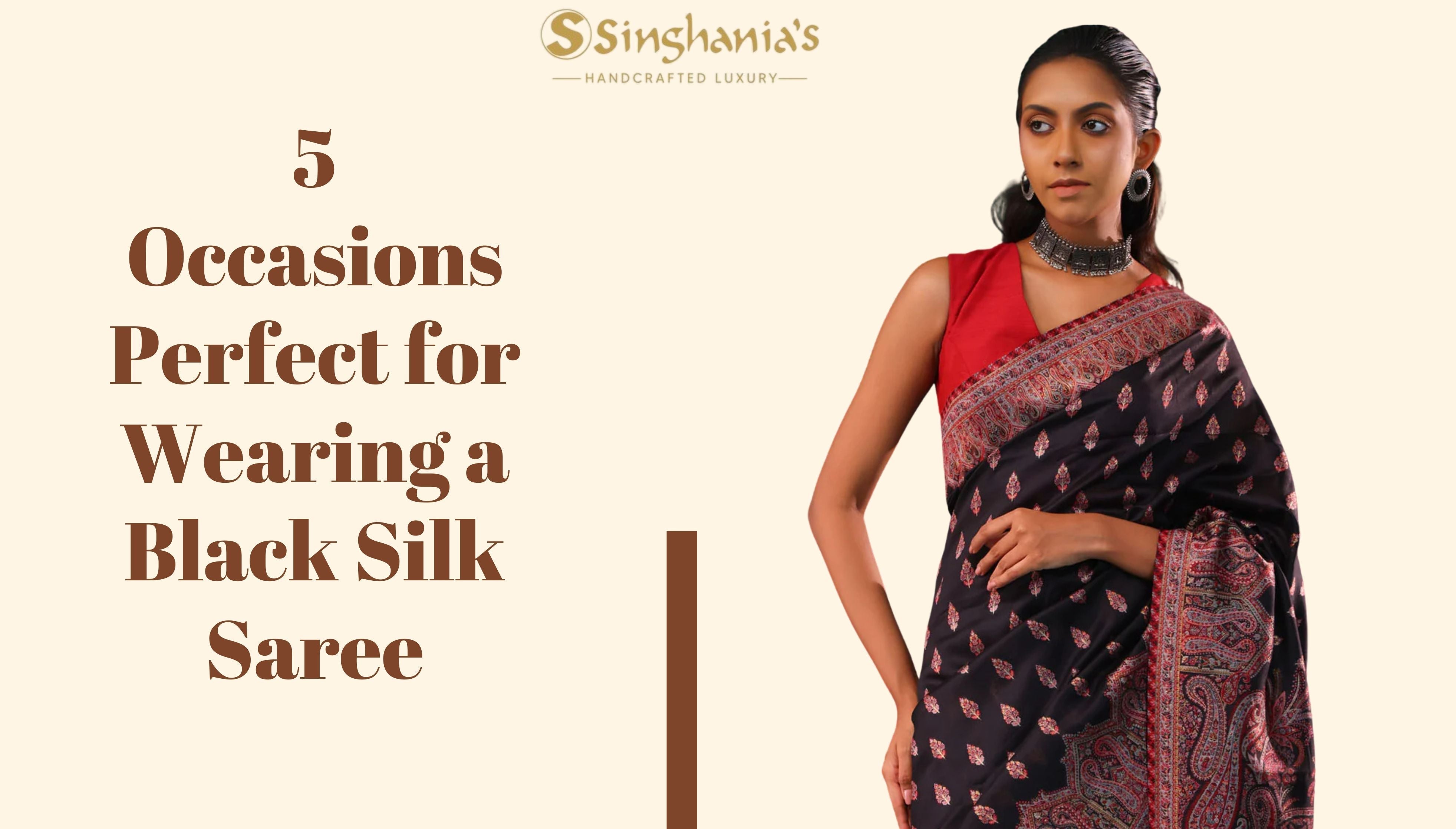 Black Silk Sarees