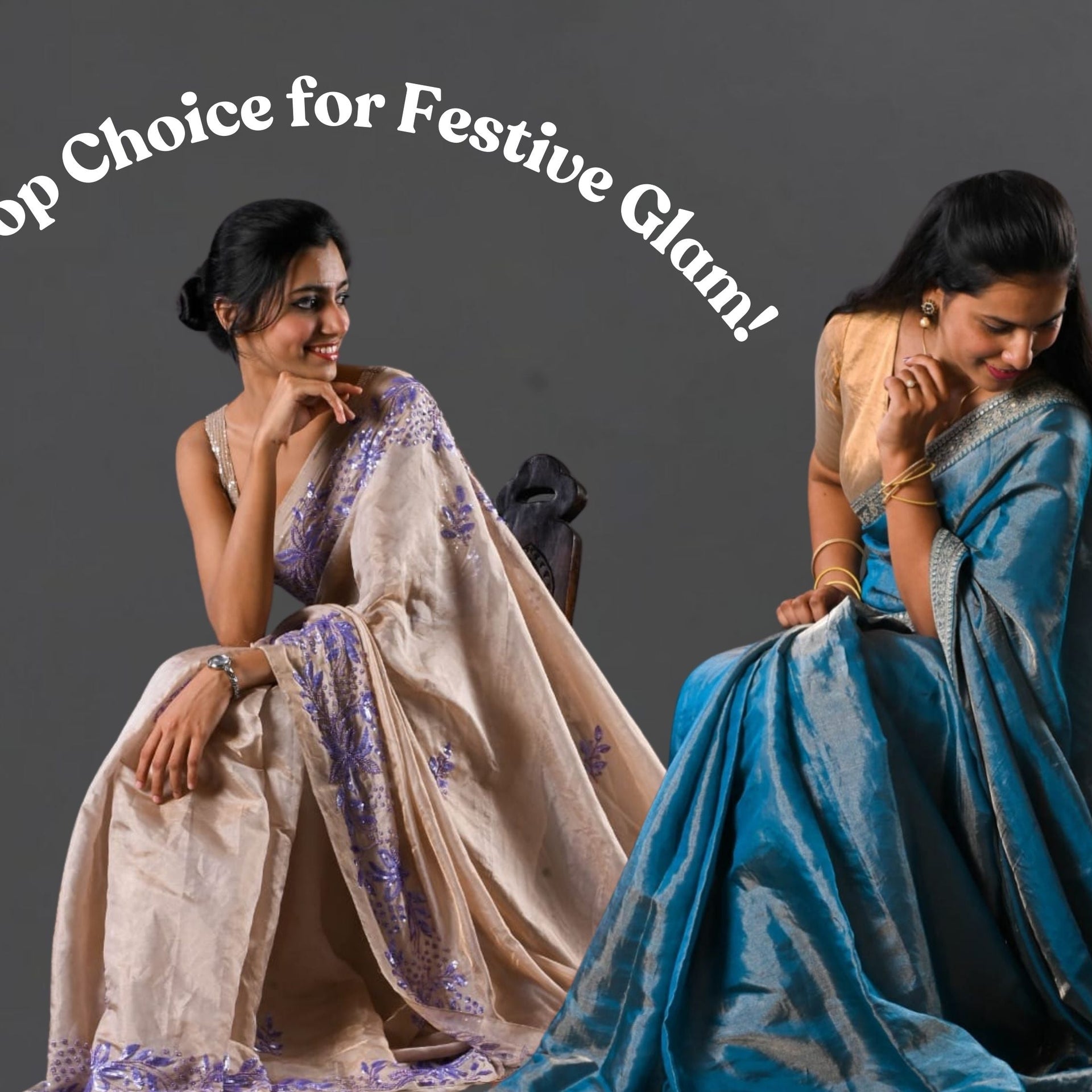 Why Tissue Sarees Are a Top Choice for Festive Glam!
