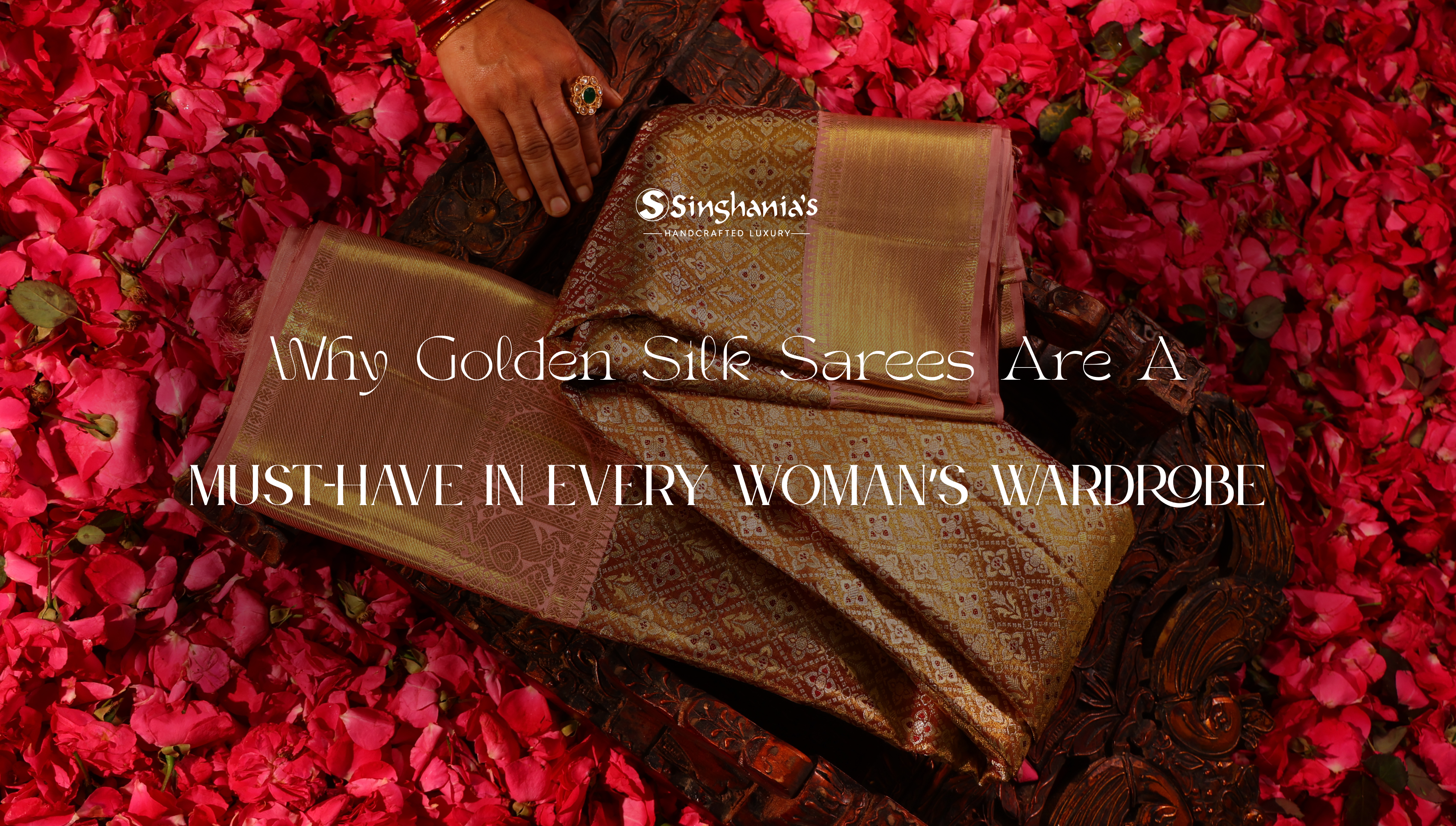 golden silk sarees