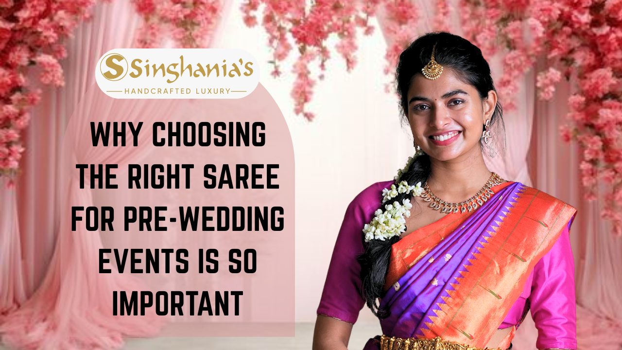 Pre-wedding Saree