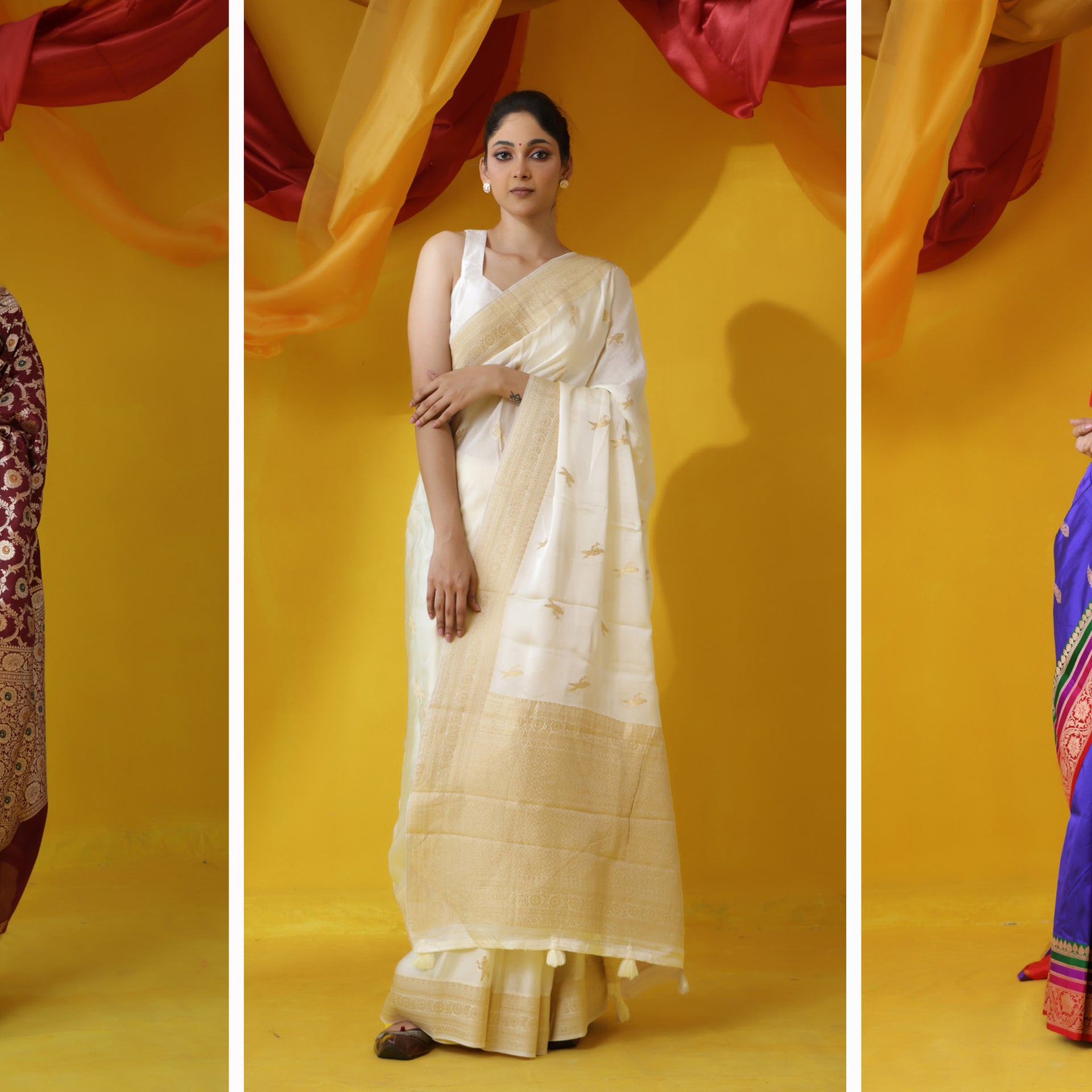 Divine Drapes: Graceful Sarees for Auspicious Mahashivratri