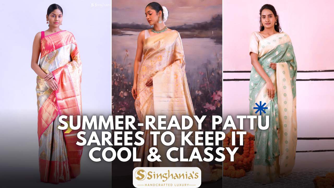 Summer-Ready Pattu Sarees to Keep It  Cool and Classy