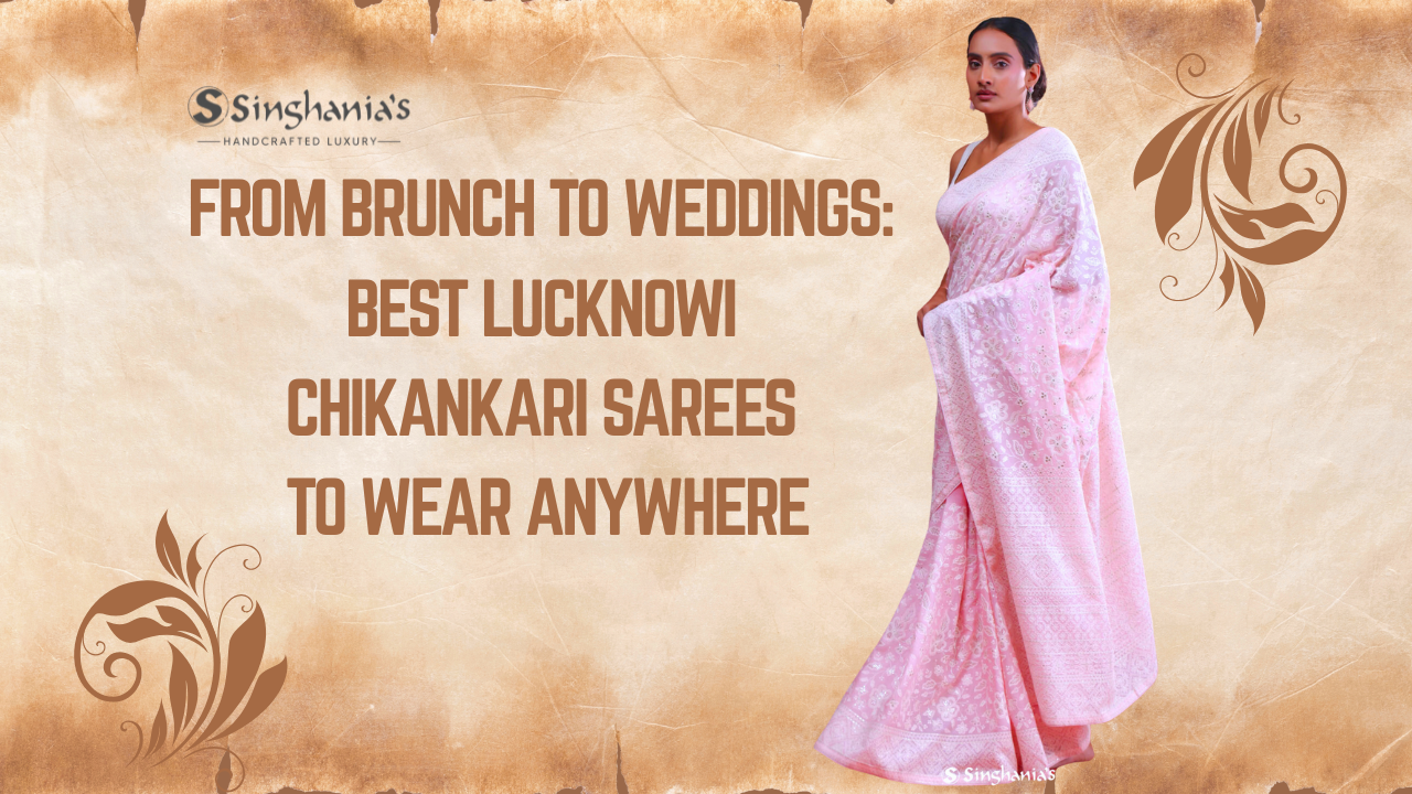 Brunch to Weddings: Best Lucknowi Chikankari Sarees to Wear Anywhere