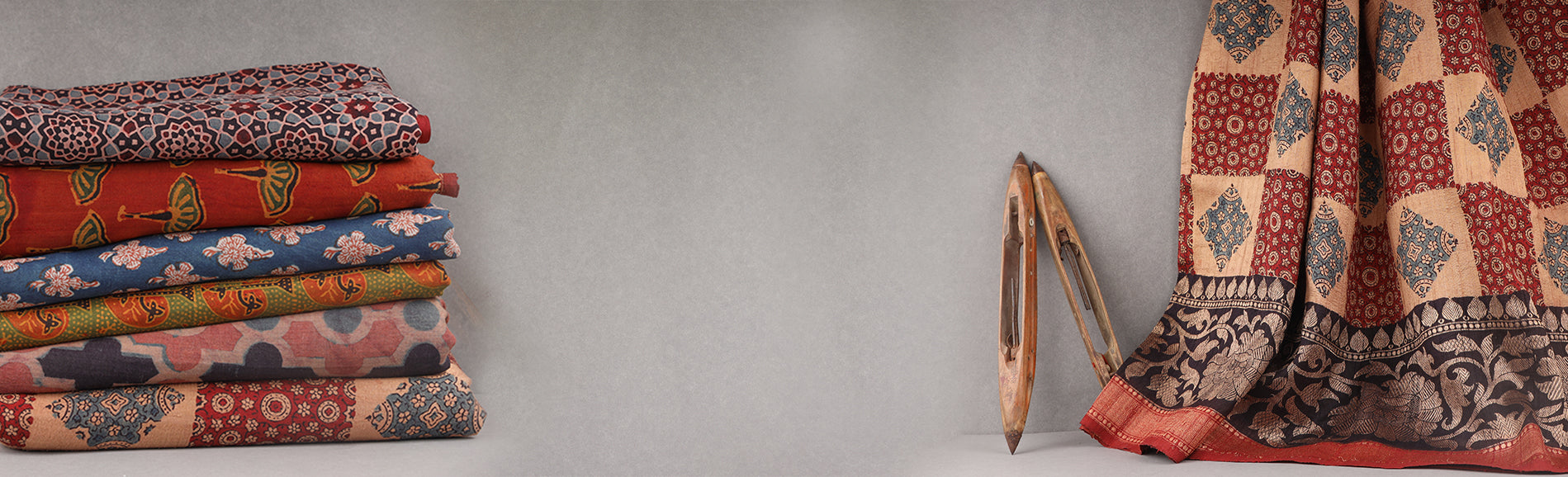 Ajrakh Sarees | Singhania's