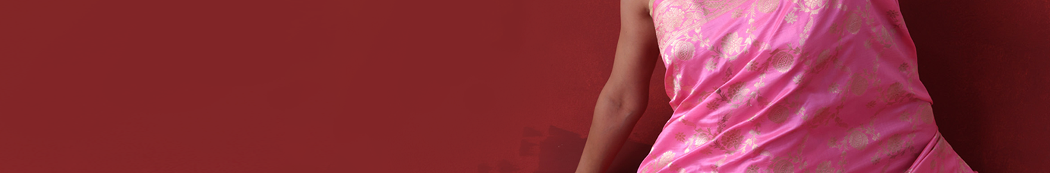 Katan and Khaddi Banarasi Silk Sarees - Singhania's