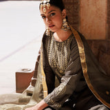 Heavy Brown Uppada Silk Kurta Set