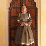 Heavy Brown Uppada Silk Kurta Set