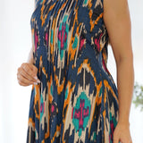 Ikat Blue Co-Ord Set