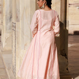 Light Pink Chanderi Kurta Set