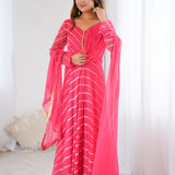 Rose Pink Anarkali Set