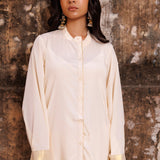 White Crepe Co-Ord Set