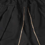 Black Designer Kurti With Tulip Pants And Dupatta