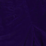 Purple Velvet Kurti With Gold Zari And Resham Thread Work With Dupatta Set