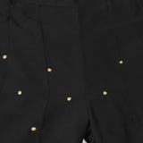 Black Designer Kurti With Georgette Sharara And Net Dupatta