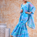 Ocean Swirl Sharara Set