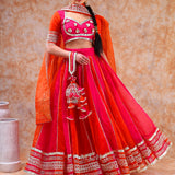 Sunset Ombre Lehenga Set