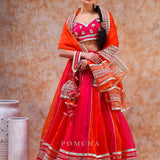Sunset Ombre Lehenga Set
