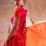 Sunset Ombre Lehenga Set