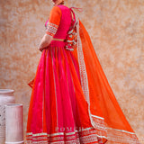Sunset Ombre Lehenga Set