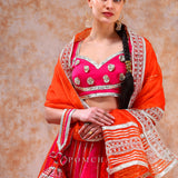 Sunset Ombre Lehenga Set