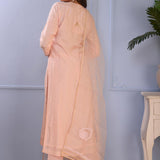 Light Baby Pink Cotton Silk Kurta Set