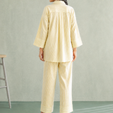 Sunshine Yellow Stripe Co-Ord Set