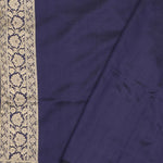 Admiral Blue Chiniya Banarasi Silk Saree