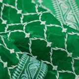 Sea Green Organza Arch Crafted Saree