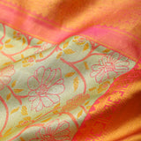 Turquoise Green Jaal Kanjivaram Silk Saree