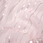 Lemonade Pink Organza Handcrafted Saree