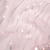 Lemonade Pink Organza Handcrafted Saree