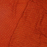 Rich Black Bandhani Ajrakh Silk Handloom Saree