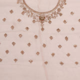 Dusty Pink Tissue Handcrafted Saree