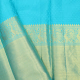 Mauveine Purple Jaali Kanjivaram Silk Saree