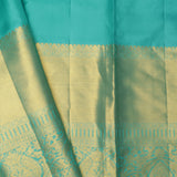 Dark Magenta Purple Kanjivaram Silk Saree With Floral Jaal Weaving