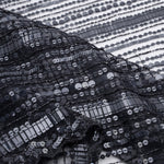 Rich Black Net Designer Saree With Hand Embroidery