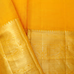 Dark Magenta Kanjivaram Silk Saree With Contrast Border