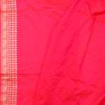 Rani Pink Banarasi Silk Saree With Gold Zari Butti