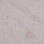 Pale Lavender Organza Saree With Hand Embroidery
