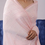 Pastel Pink Soft Silk Saree With Butti Embroidery