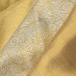Vanilla Gold Jaali Kanjivaram Silk Saree