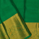 Cardinal Red Heritage Kanjivaram Silk Saree