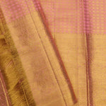 Melon Peach Butta Kanjivaram Silk Saree
