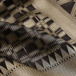 Aesthetic Black Banarasi Organza Saree With Geoemtrical Weaving