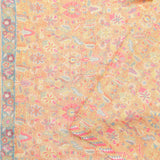 Rubine Pink Kani Handloom Saree With Floral Motifs