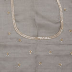 Abbey Black Tissue Saree With Hand Embroidery
