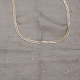 Abbey Black Tissue Saree With Hand Embroidery